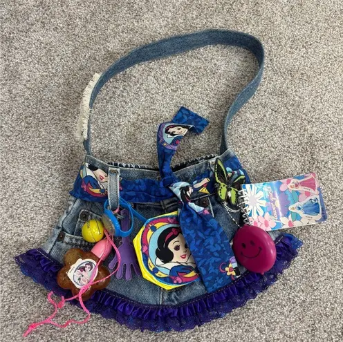 Vintage Handmade Purse Vintage Levi’s Y2K Bunny Bags Denim purse Blue