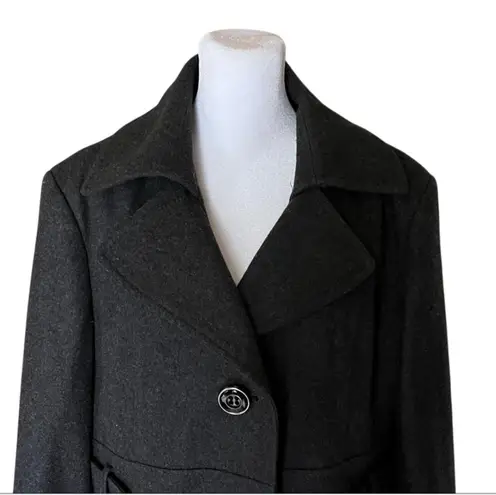 Giacca Gallery Women's Pea Coat L Black Size L