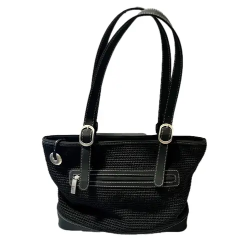 The Sak Women’s “” Black Woven Shoulder Bag