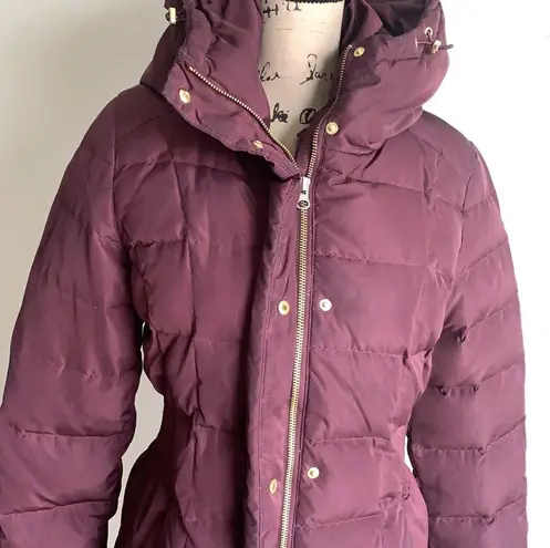 Cole Haan  Merlot Goose Down Puffer Coat