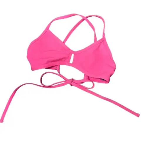 JOLYN Vent Bikini Top Adjustable Straps Neon Hot Pink Size Medium