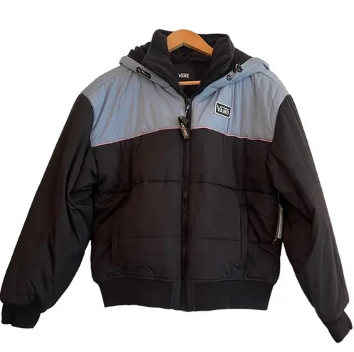 Vans Hard Rain MTE Puffer Jacket Black And Blue thumbnail 5