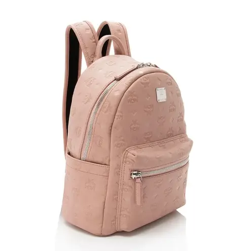 MCM Ottomar Monogram Backpack Pink