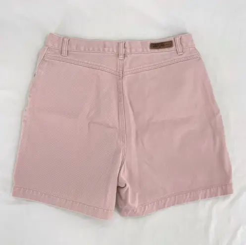 Gloria Vanderbilt Vintage Baby Pink Pastel High Rise Jean Shorts Retro Denim 12