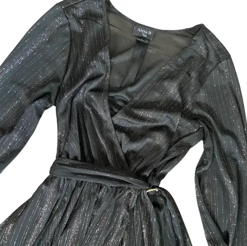 alexa B Nites Vintage y2k Black Maxi Floor Length Gown Dress š„