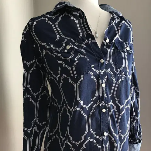 st. john's bay 5/$25  Patterned Blouse