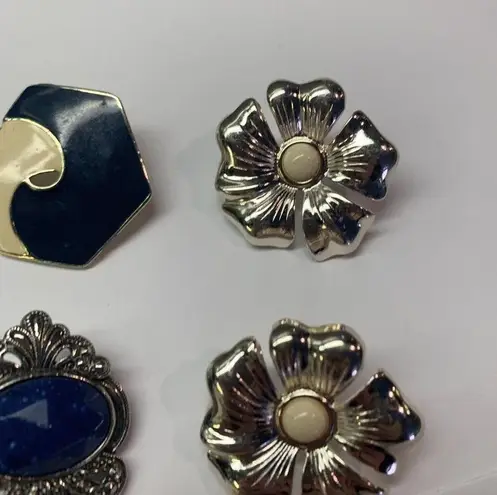 Lot Of 3 Large Costume Earrings Vintage