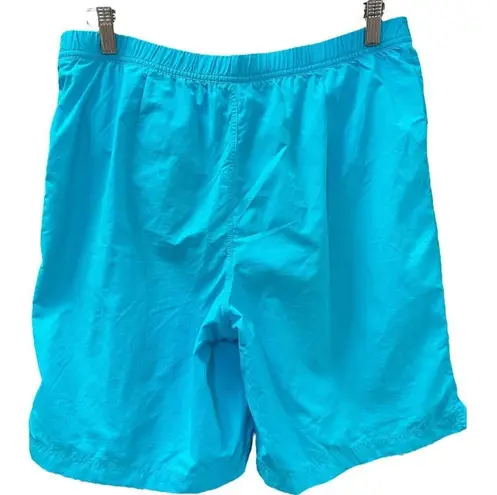 Lands'End  Outdoor Size 10 Turquoise Blue Swim Beach Trunk Casual Shorts Womens