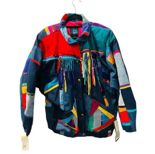 SFR Santa Fe Recreations NWT Jacoma Deluxe 5000 Dx Edition Size Med RARE Fringe Blue