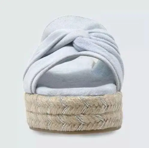 Nalho Sai Yoga Mat Platform Espadrilles Light Baby Blue Twist Comfort Sandals 6