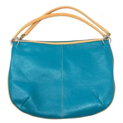 MAXX NEW YORK turquoise leather hobo bag