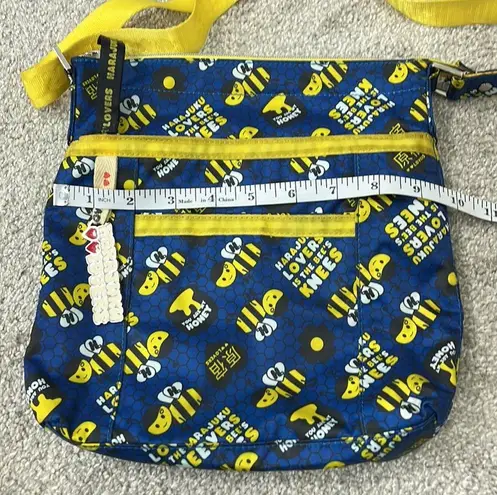 Harajuku Lovers  Blue and Yellow Bumblebee Shoulder Bag Y2K Gwen Stefani