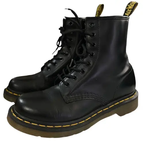 Dr. Martens Black Doc Martens Booties Sz 6 w BOX