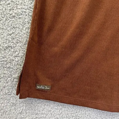 Matilda Jane Alice Textured Wide Leg Pull On Pants Brown Women's Small x 20.5