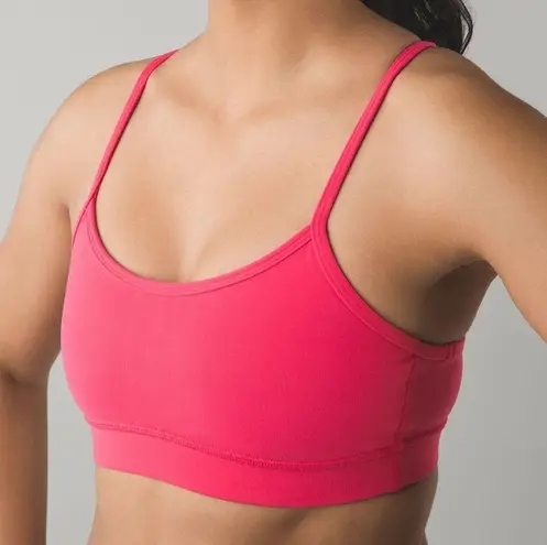 Lululemon  Flow Y Bra IV in Pink Boom Juice Sz. 6