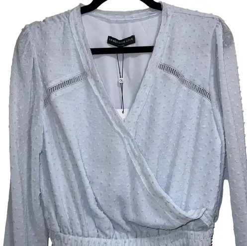 Generation Love NEW NWT Verona Swiss Dot Dress Sky Blue