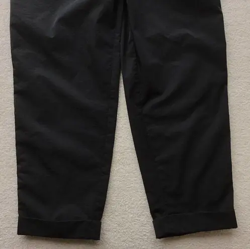 ASOS  BLACK NYLON TRACK PANTS SIZE 6