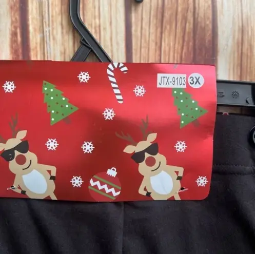 Women’s Bundle Of 2 Pack Super Soft Sleepwear Leggings Size 3X Black