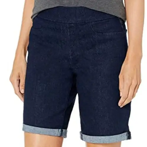 NYDJ NWT  Women's Pull-on Shorts with Roll Cuff RINSE HIGH WAIST