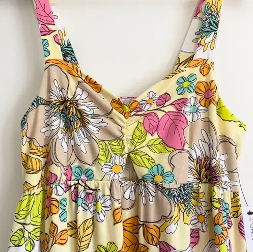 Emma & Michele Yellow Floral Maxi Dress size Small