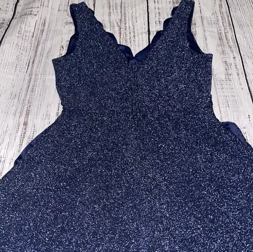 Navy Blue Sparkle Dress size Large