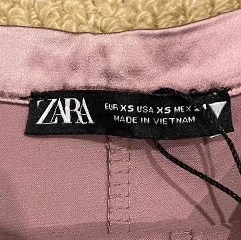 ZARA Midi Satin Dress