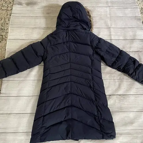 Marmot Montreal Navy Down Coat Winter Puffer Jacket Women Size Small