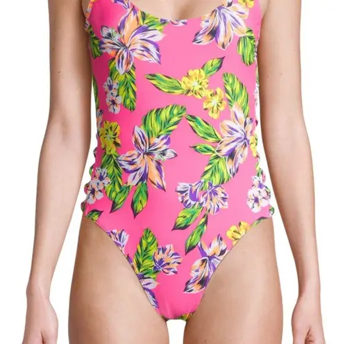 No Boundaries  Junior One Piece Swimsuit Floral