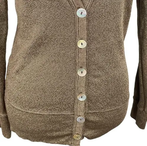 Michael Stars Cardigan Sweater Brown One Size Fits Most