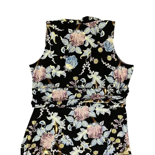 Vince Camuto Maxi Dress Womens 1X Sleeveless Floral V-Neck Pullover Used
