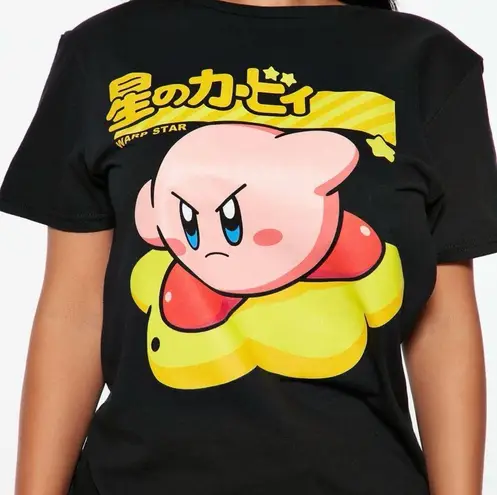 Nintendo  Kirby Graphic Cotton T-Shirt Japanese Warp Star Size Large