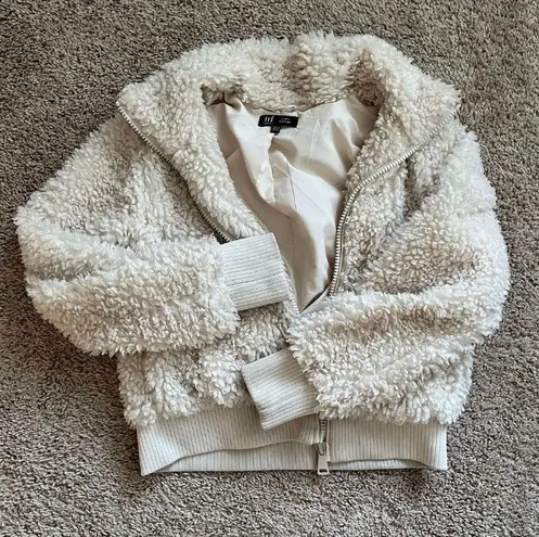 ZARA Teddy Crop Jacket