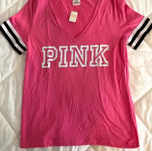 Victoria's Secret Victoria’s Secret PINK Neon Hot Pink Shirt Size Medium 