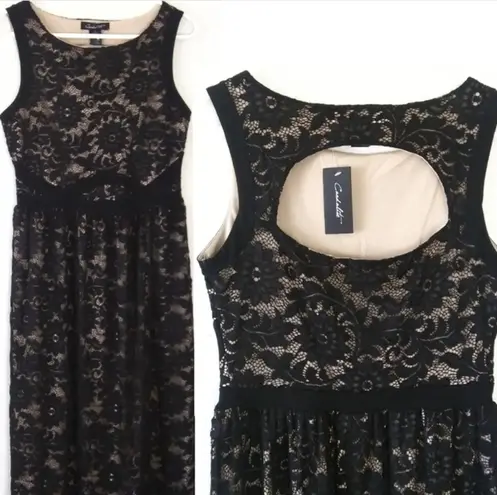 Candalite floral lace long dress Size S