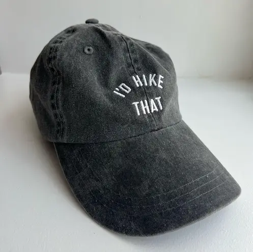 I’d Hike That Gray Baseball Hat