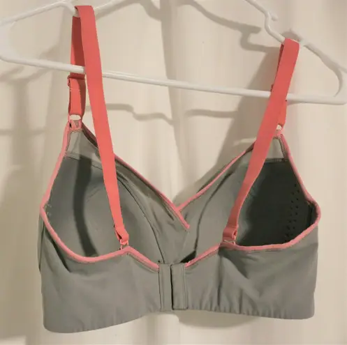 Warner's Bra WireFree Contour Bra 34 D Mesh Graphite Gray Soft & Adjustable