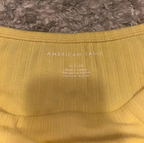 American Eagle Yellow Tube Top