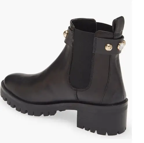 Karl Lagerfeld Paris Porshay Lug Sole Boots in Black, Size 6, New w/o Box