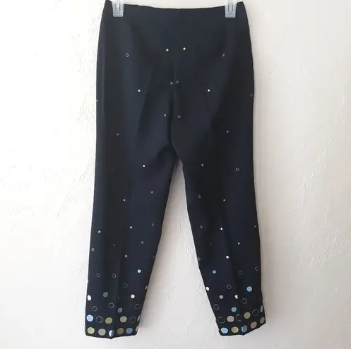 kim rogers  Women's Cropped Dotted Pants