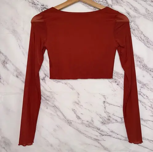 White Fox Boutique Real Things Long Sleeve Crop Top