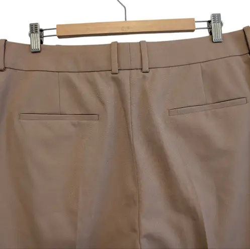 Reiss New Tailored Trousers Wool Neutral Marlie Camel Pants 14-16