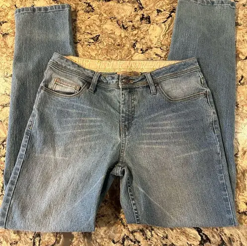 Ruff Hewn Jeans Embroidered Pocket Jeans Light Wash Womens Size 8 Spandex