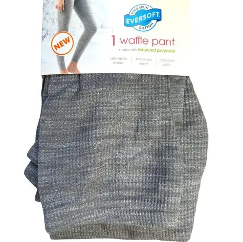 Fruit of the Loom  Gray Waffle Pant EverSoft Cotton Women's XXL (20) NWT