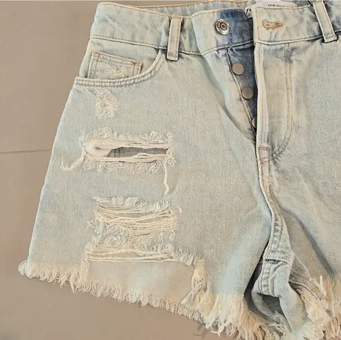 ZARA NWT!  High Rise Distressed Shirts