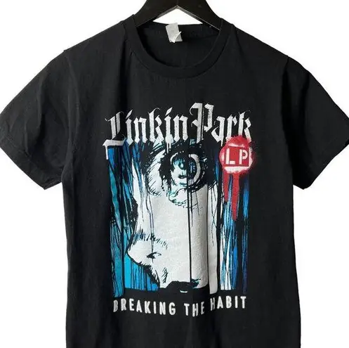 Linkin Park T Shirt Black Small S American Rock Band Graphic Tee Cotton Solid