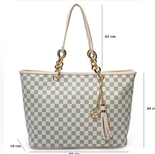 Lola Benson Starr Monogram Damien Handbag (Missing keychain) EUC (Clean inside)