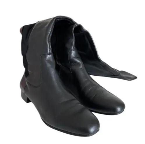 Andora OTK Boots Black Leather Stretch Louise et Cie 7M