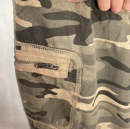 Fire Jeans Y2K Hannah belted cargo wide leg drawstring ruched cargo pants sz 11