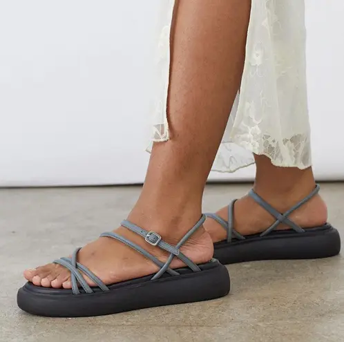 Vagabond Blenda Strappy Sandal Ash Blue size 41
