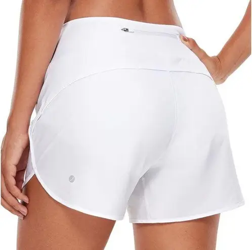 CRZ Yoga NWT  High Waisted Running Shorts 4'' Liner with Zipper Pocket Breathable